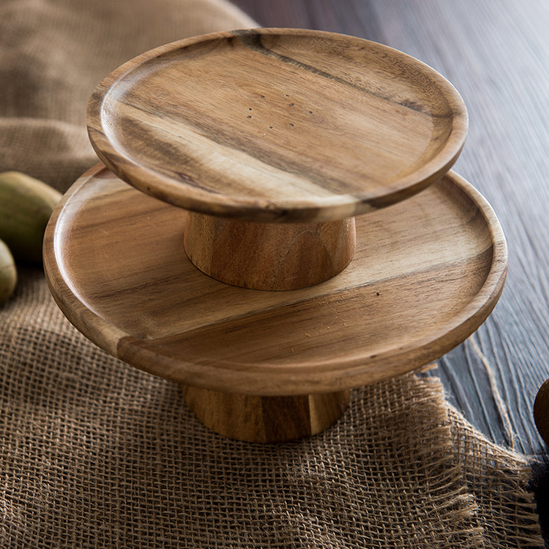 Traditional Wood Serving Platter - Pexav