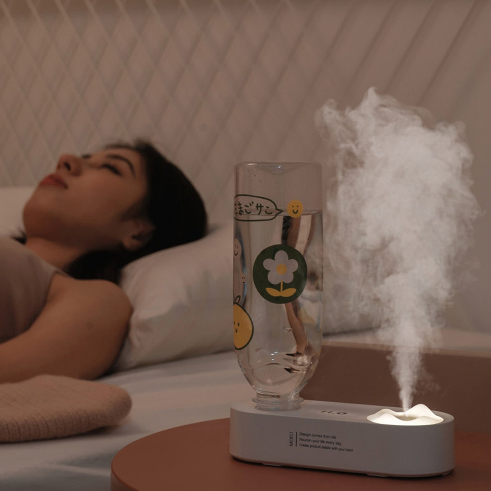 Stylish Nightlight Water Bottle Desk Lamp - Pexav