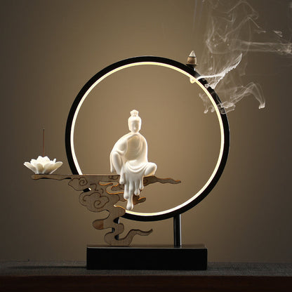 Serenene Indoor Fountain Incense Holder Lamp