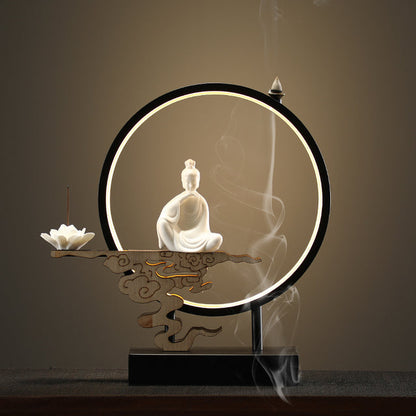 Serenene Indoor Fountain Incense Holder Lamp
