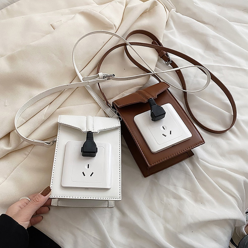 Stylish USB Plug Shoulder Handbags for Women - Pexav