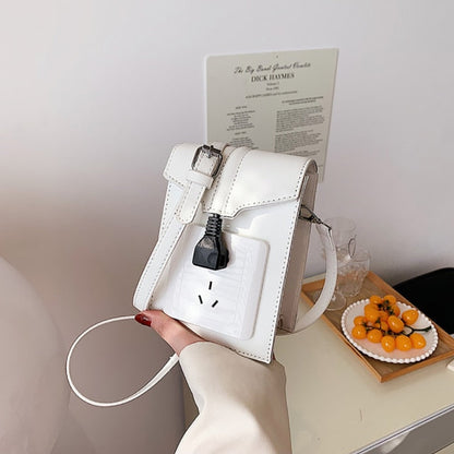 Stylish USB Plug Shoulder Handbags for Women