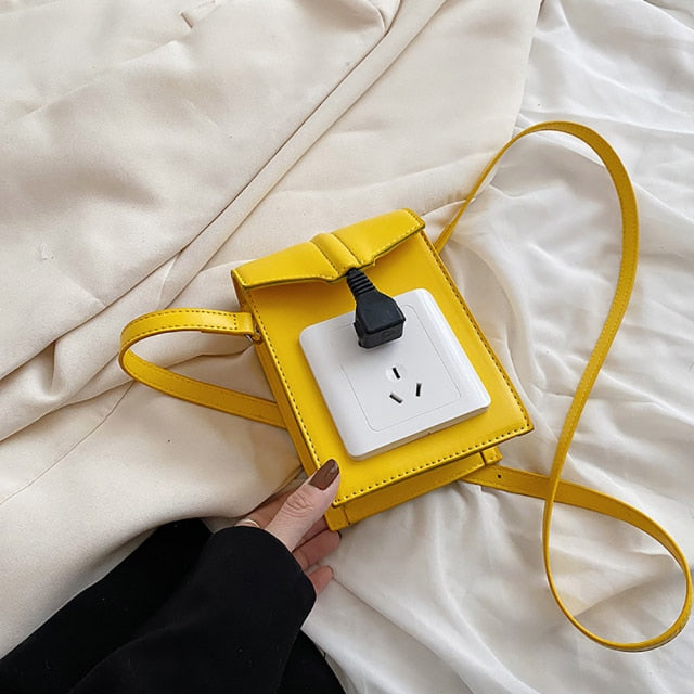 Stylish USB Plug Shoulder Handbags for Women