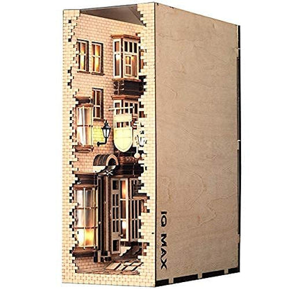 Unique Wooden Geometric Book Shelf