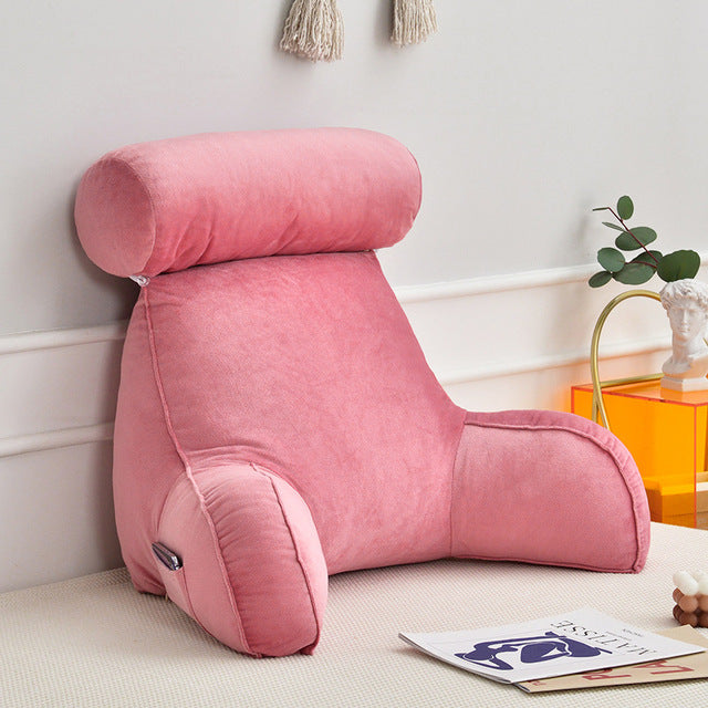 Supportive Ergonomic Pillow with Arms and Adjustable Neckrest