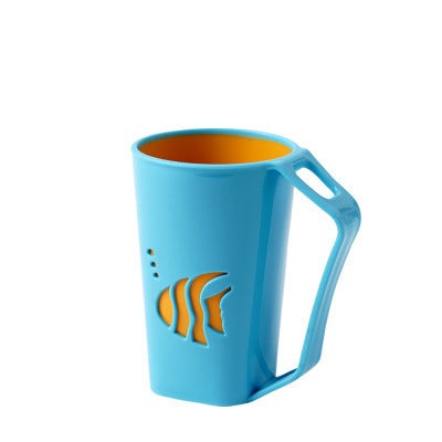 Simple White Bathroom Toothbrush Cup