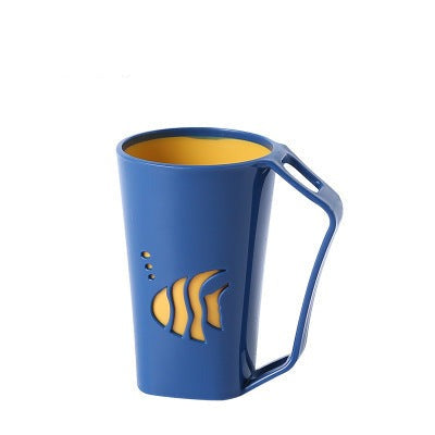 Simple White Bathroom Toothbrush Cup