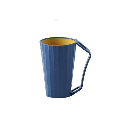 Simple White Bathroom Toothbrush Cup