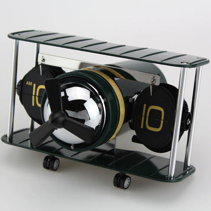 Retro Style Plane Desk Clock - Pexav