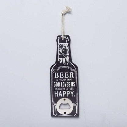 Vintage Style Wooden Opener