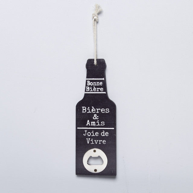 Vintage Style Wooden Opener