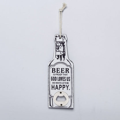 Vintage Style Wooden Opener