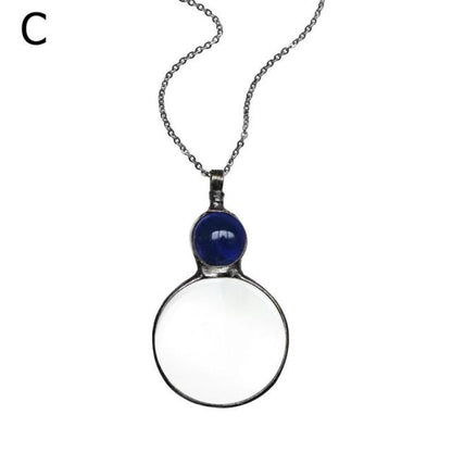 Unique Magnifier Pendant Necklace
