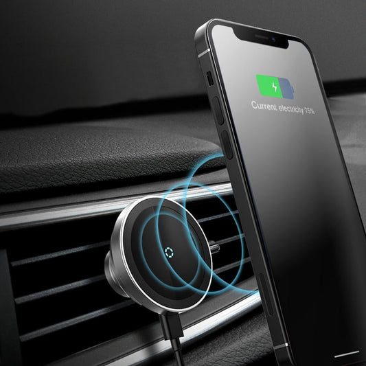 360 Degree Car Air Vent Phone Mount Charger - Pexav