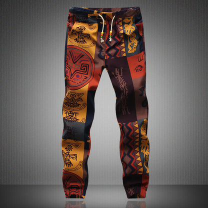 Stylish Print Mens Trousers - Pexav