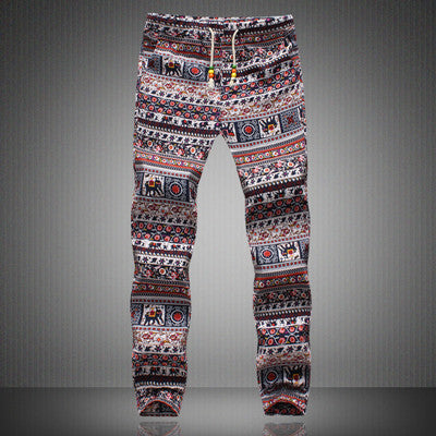 Stylish Print Mens Trousers