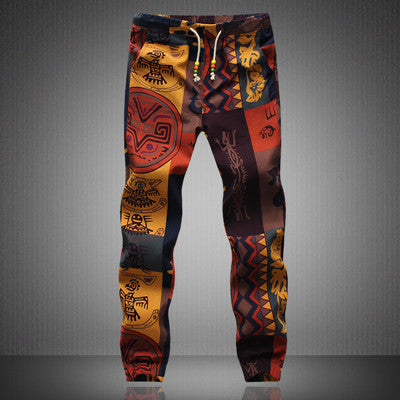 Stylish Print Mens Trousers