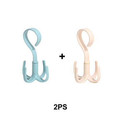 360 Degree Closet Organizer Hanger with 4 Hooks