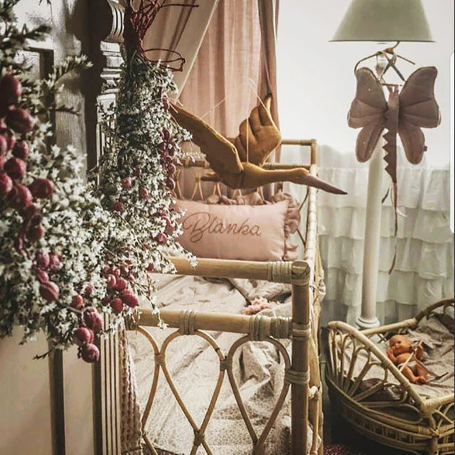 Cute Baby Room Adorable White Swan Toy