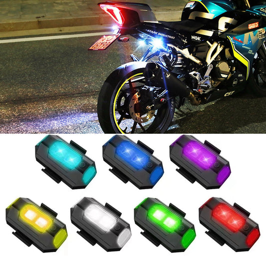 Bright LED Bike Warning Strobe Lights - Pexav