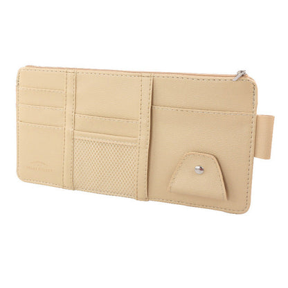 Car Premium Sun Visor Storage Pocket