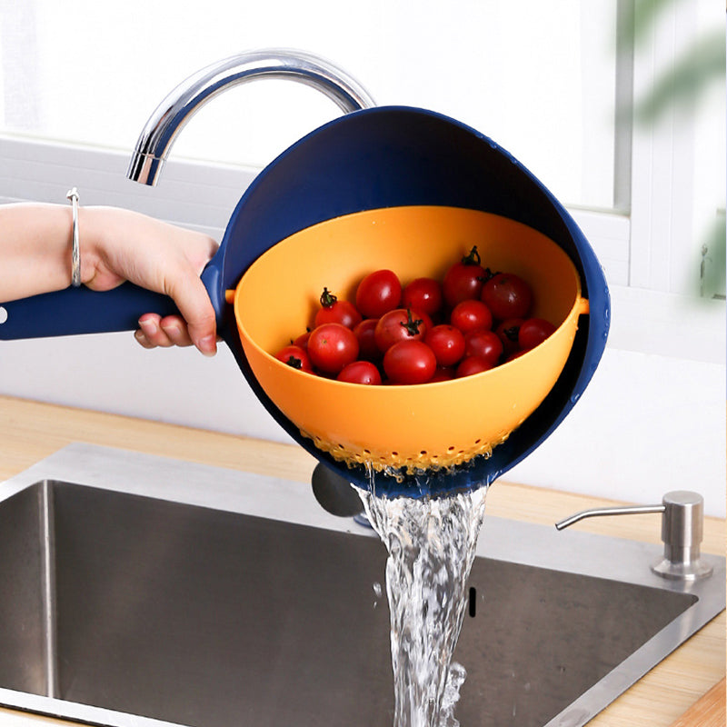 360 Spin Double Layer Kitchen Sink Basket - Pexav