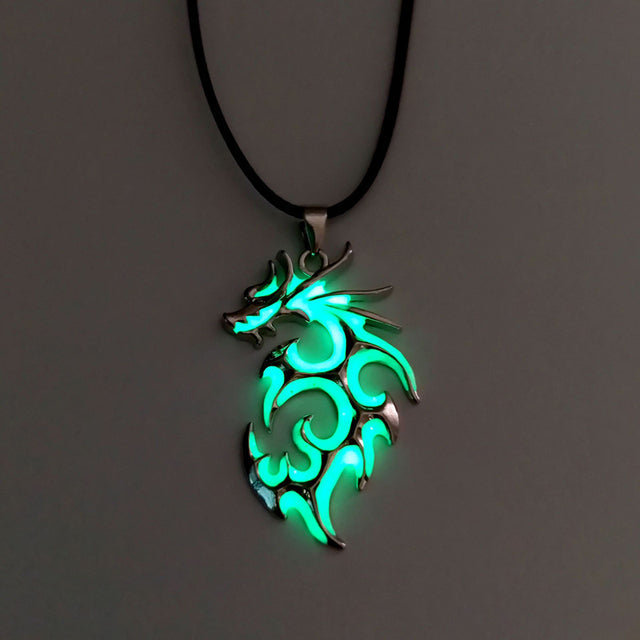 Classic Glow Dragon Pendant Necklace