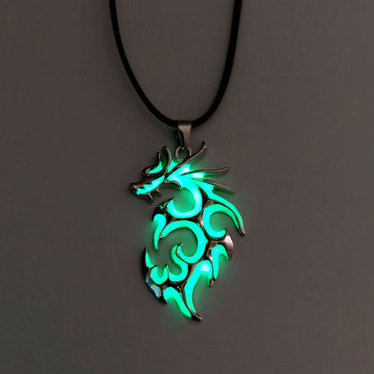 Classic Glow Dragon Pendant Necklace