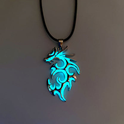 Classic Glow Dragon Pendant Necklace