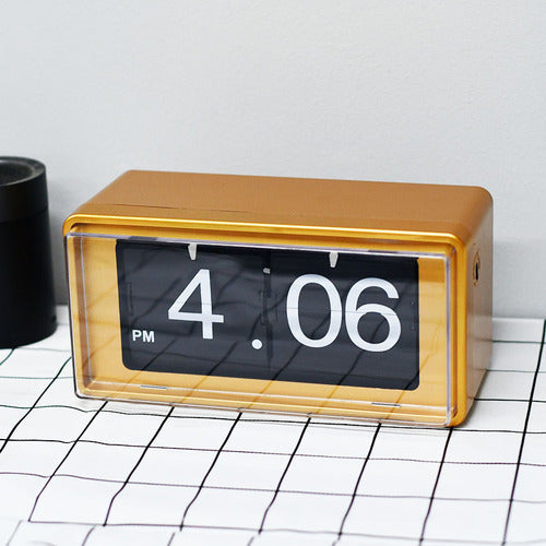 Vintage Style Flip Table Clock