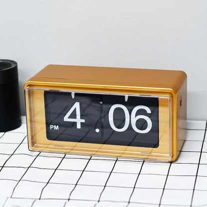 Vintage Style Flip Table Clock