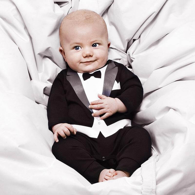 Classic Baby Tuxedo Suit - Pexav