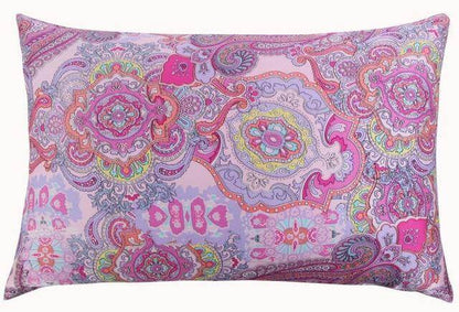 Vibrant Multicolor Silk Pillow Covers