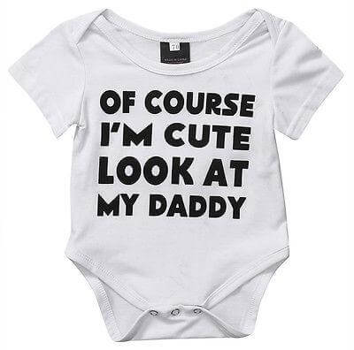 Adorable Daddy's Little Baby Bodysuit - Pexav