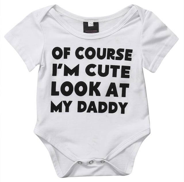 Adorable Daddy's Little Baby Bodysuit