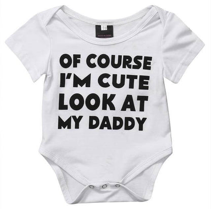 Adorable Daddy's Little Baby Bodysuit