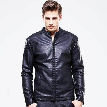 Premium Faux Leather Men's Biker Jacket