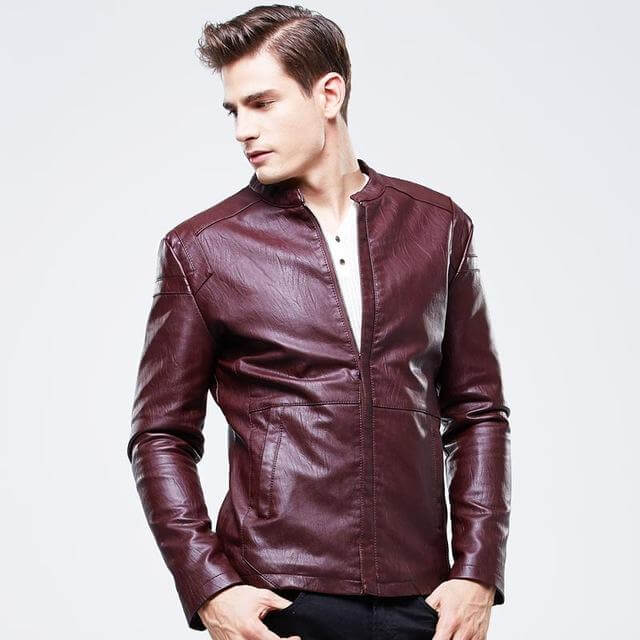 Premium Faux Leather Men's Biker Jacket