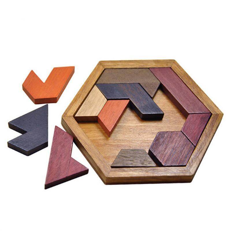 Classic Wooden Puzzle Board Game - Pexav