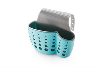 Practical Adhesive Sink Caddy Soap Holder Kitchen