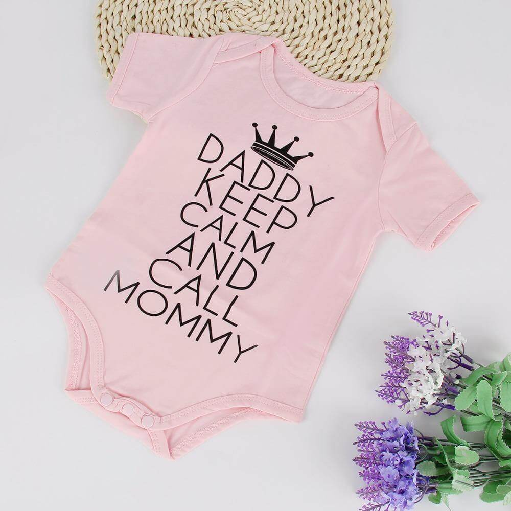 Hilarious Mommy Calling Baby Romper - Pexav