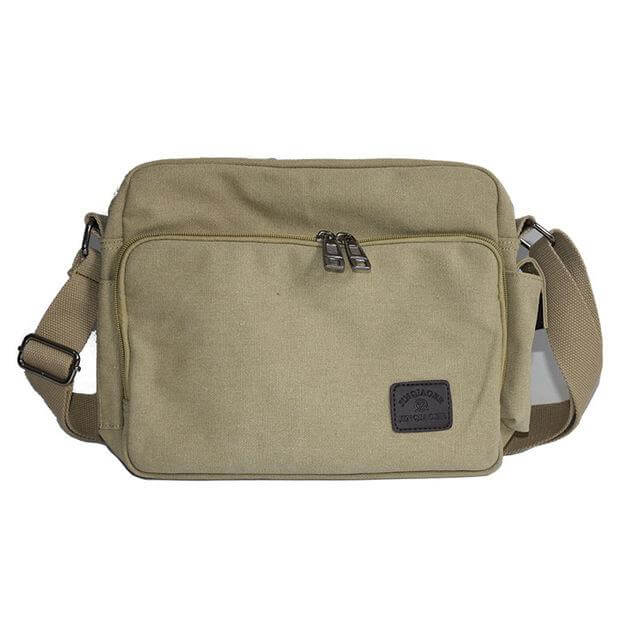 Durable Mens Canvas Crossbody Bag