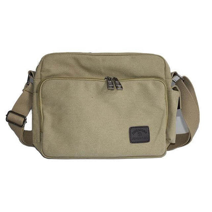 Durable Mens Canvas Crossbody Bag