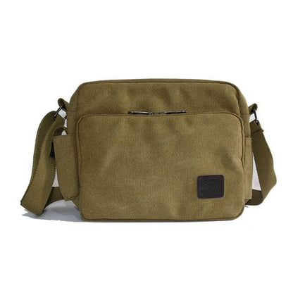 Durable Mens Canvas Crossbody Bag