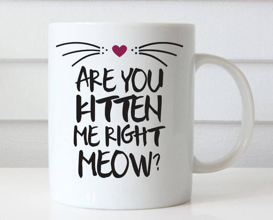 Funny Kitten Love Ceramic Mug - Pexav