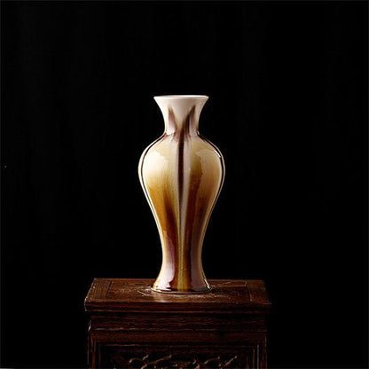 Traditional Chinese Style Crackled Ceramic Vase