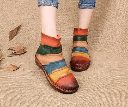 Vintage Style Ankle Boots for Women - Pexav