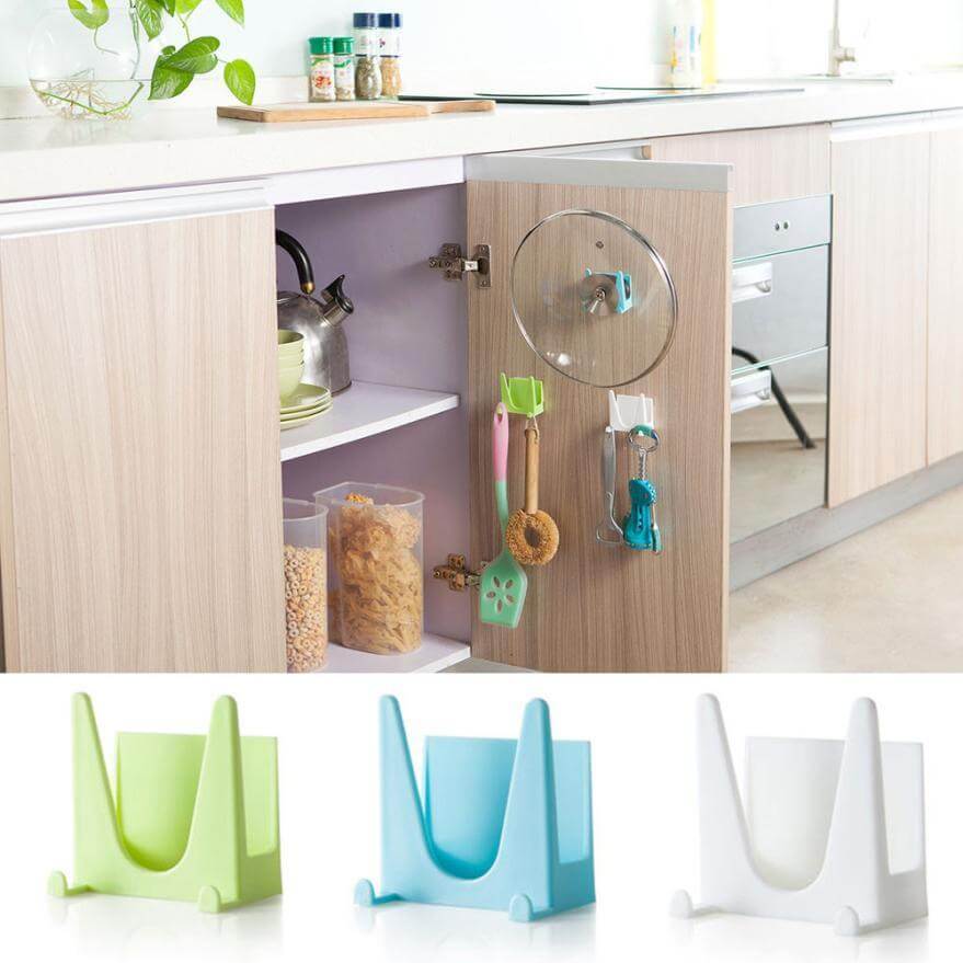 Practical Kitchen Pot Lid Holder Rack - Pexav
