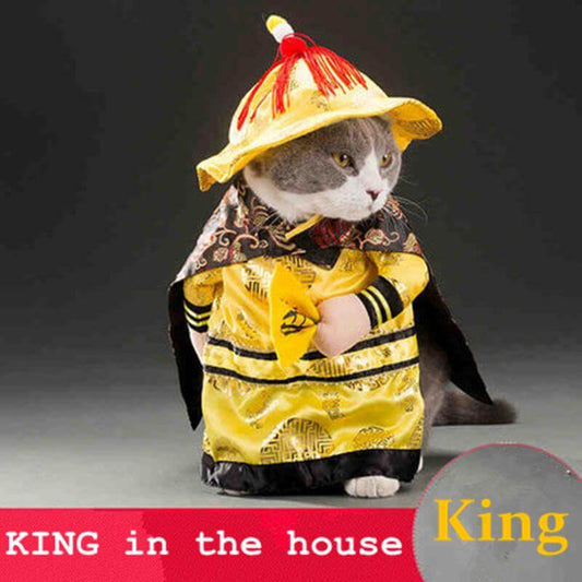 Luxury Royal Pet Dress Up Costumes - Pexav