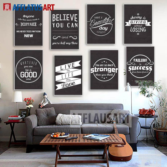 Beautiful Motivational Wall Art Print - Pexav